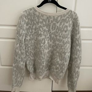 Theory leopard sweater